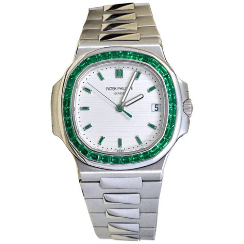 patek philippe emerald|patek philippe ladies nautilus.